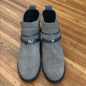 Freda Salvador grey suede ‘Jodhpur’ booties